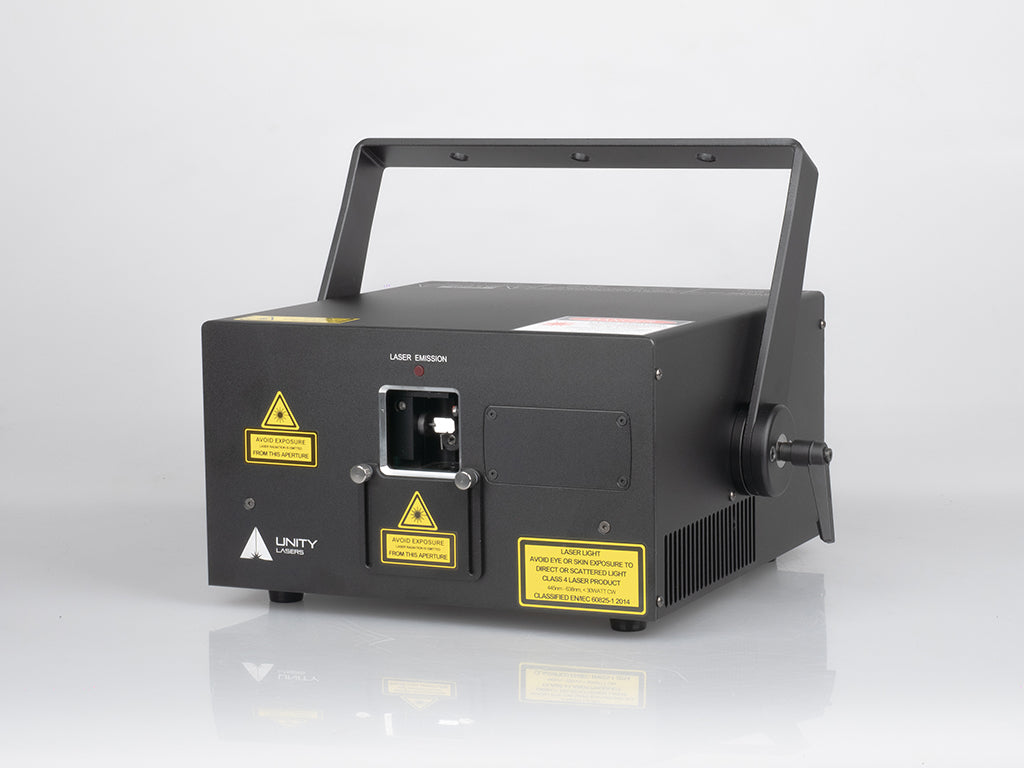 Proyector Láser Unity RAW 5 - Alto Impacto Visual scanner laser bajoconsumo