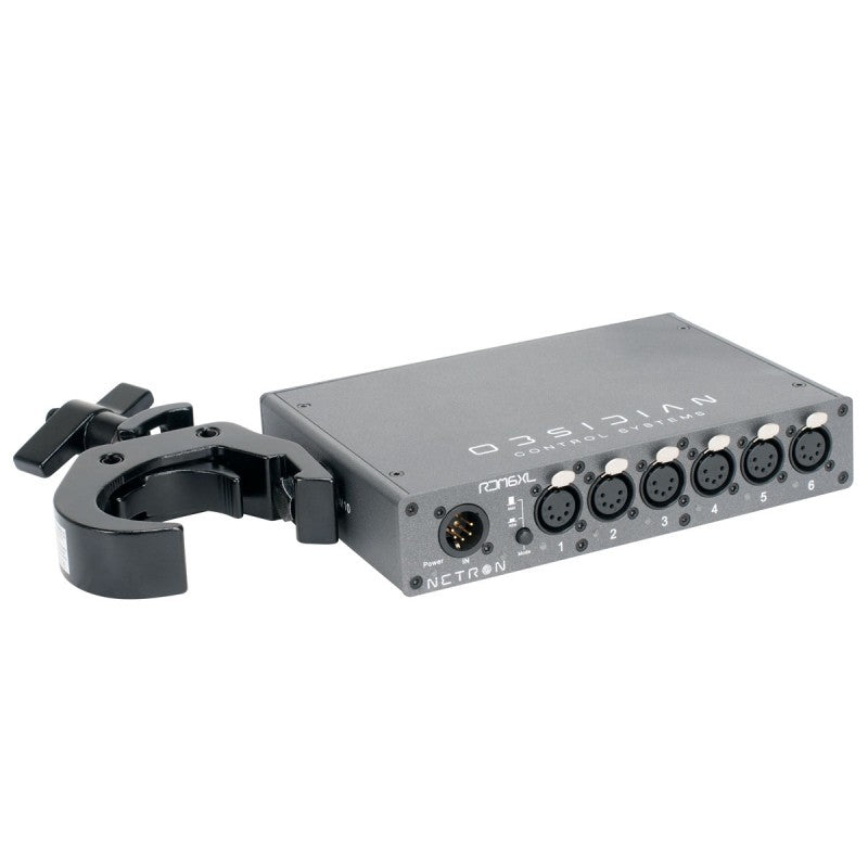 Splitter NETRON OBSIDIAN RDM6XL (5 PINS) splitter dmx rdm bajoconsumo