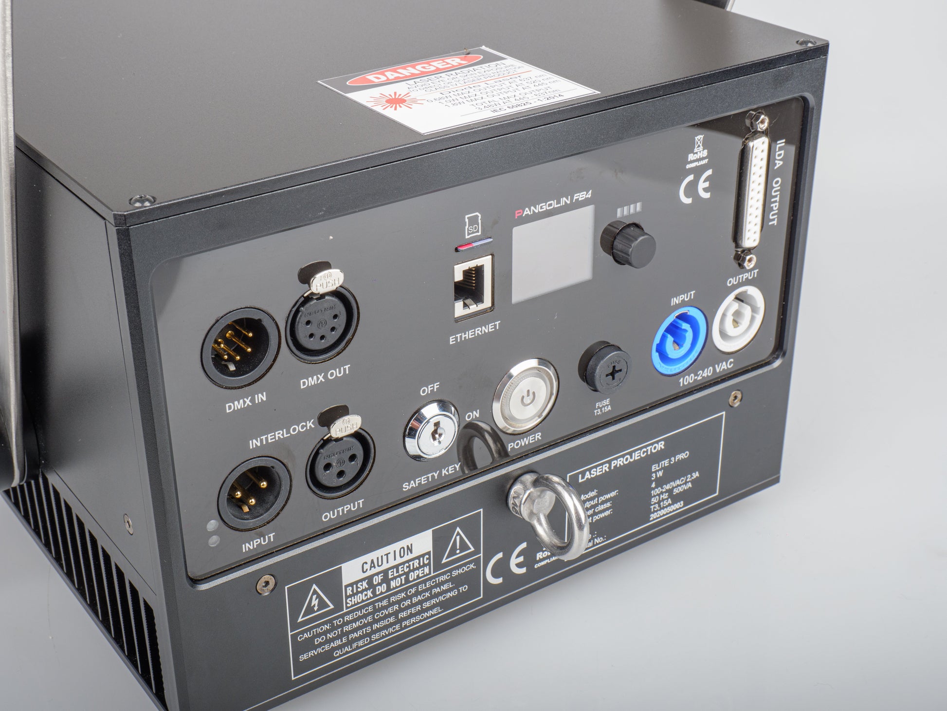Unity ELITE PRO 5 FB4 - Proyector Láser Compacto y Potente scanner laser bajoconsumo