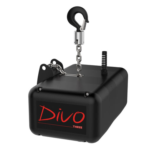 Divo Three: Motor D8 de 15m de Cadena Eléctrico 4m/min para Iluminación Motor de elevación para eventos bajoconsumo