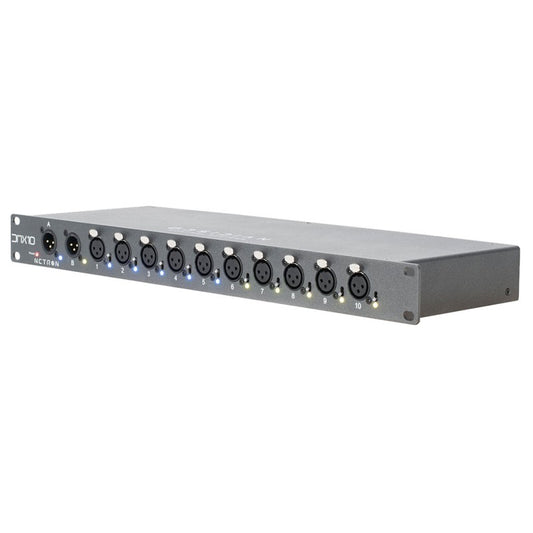 NETRON DMX10-3 - Splitter RDM DMX de 10 Puertos distribuidor de datos bajoconsumo
