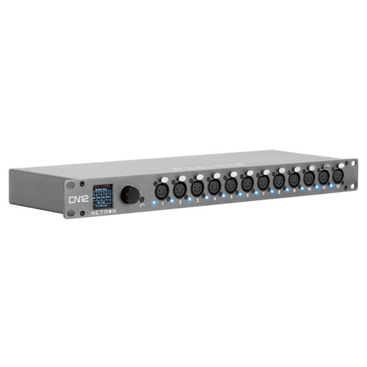 Nodo NETRON EN12 - Gateway RDM sACN Arnet Ethernet a DMX distribuidor de datos bajoconsumo