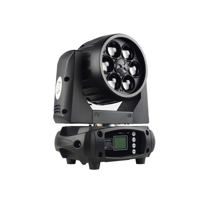 Cabeza Móvil FOS IRIDIUM 6X15W WASH: Iluminación Profesional de Alto Rendimiento cabeza movil de escenario bajoconsumo