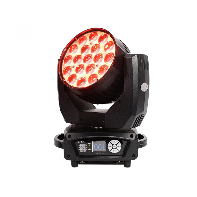 FOS Wash LED Quad III: Cabeza Móvil Wash/Beam de Alto Rendimiento cabeza movil de escenario bajoconsumo