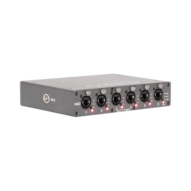 Switch Gigabit NETRON OBSIDIAN NS8 - Solución de Red para Entretenimiento distribuidor de datos bajoconsumo