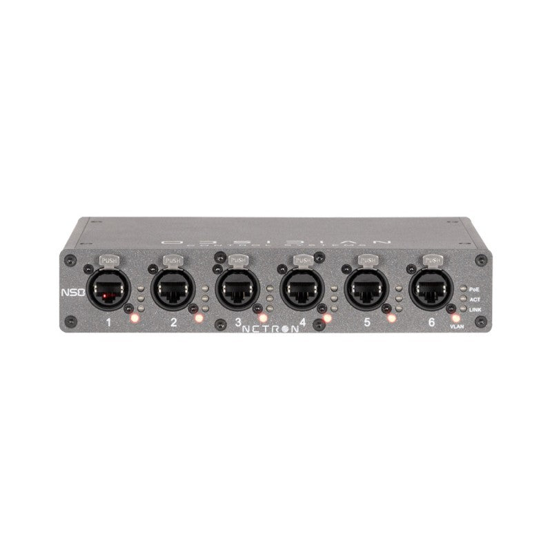 Switch Gigabit NETRON OBSIDIAN NS8 - Solución de Red para Entretenimiento distribuidor de datos bajoconsumo