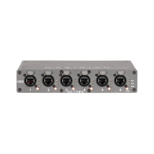 Switch Gigabit NETRON OBSIDIAN NS8 - Solución de Red para Entretenimiento distribuidor de datos bajoconsumo