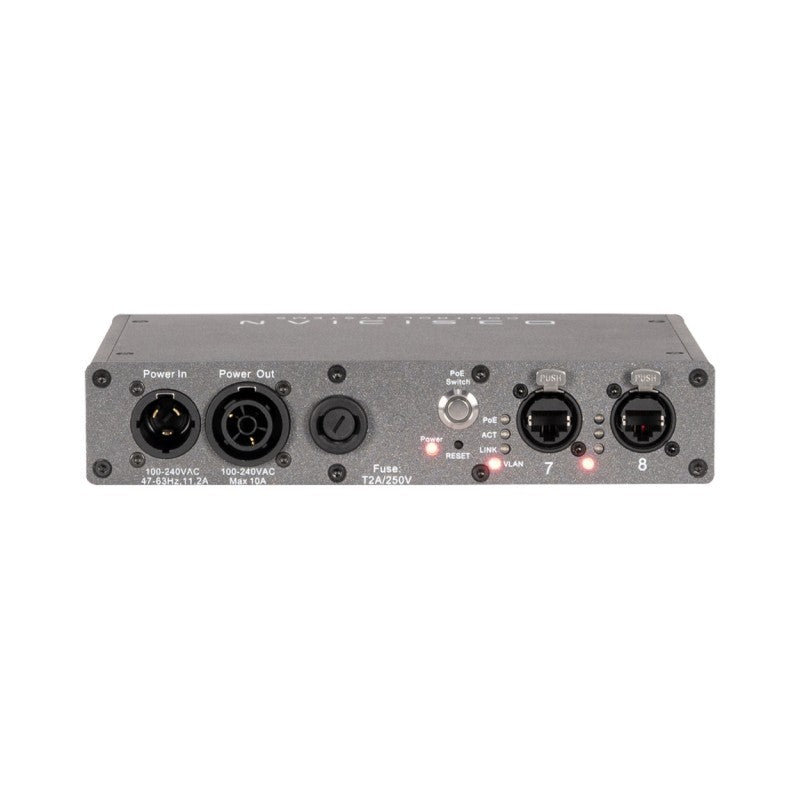 Switch Gigabit NETRON OBSIDIAN NS8 - Solución de Red para Entretenimiento distribuidor de datos bajoconsumo
