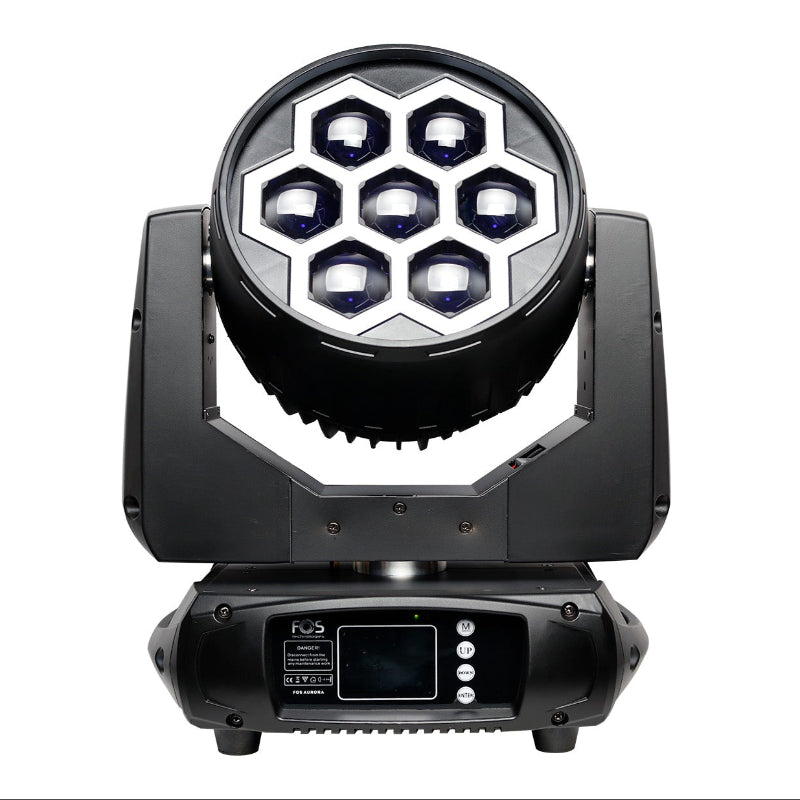 Cabeza Móvil FOS AURORA: Iluminación Profesional para Eventos cabeza movil de escenario bajoconsumo