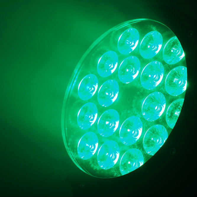 FOS PAR 18X10WPRO IP65: Foco LED Resistente y Versátil par led de bateria bajoconsumo