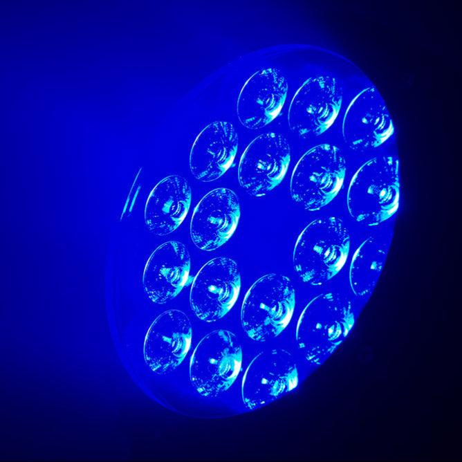 FOS PAR 18X10WPRO IP65: Foco LED Resistente y Versátil par led de bateria bajoconsumo