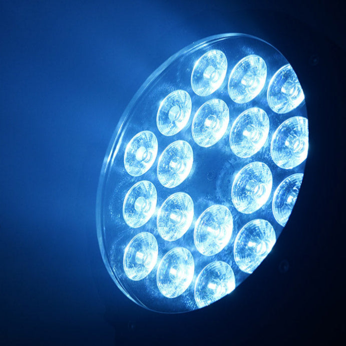 FOS PAR 18X10WPRO IP65: Foco LED Resistente y Versátil par led de bateria bajoconsumo