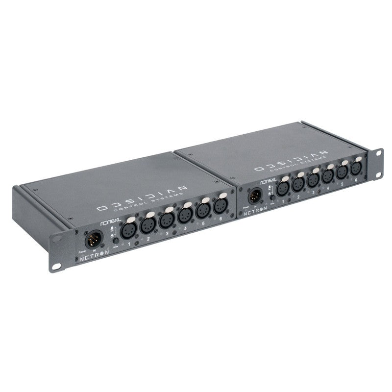 Splitter NETRON OBSIDIAN RDM6XL (5 PINS) splitter dmx rdm bajoconsumo   