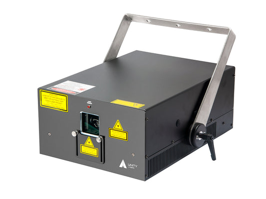Unity RAW 10 - Proyector Láser RGB de Alto Rendimiento scanner laser bajoconsumo